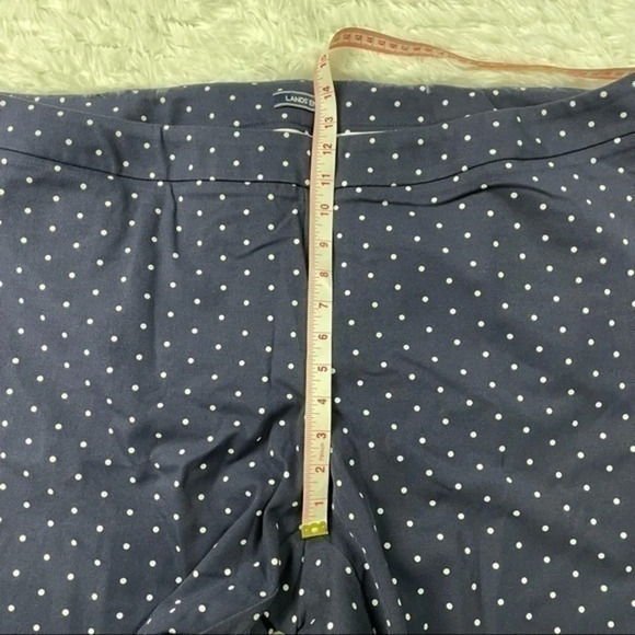 New Lands End Pull On Pencil Crop Pants Bi Stretch - Picture 7 of 9